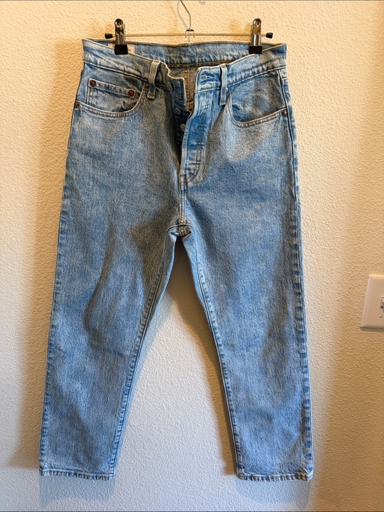 Levi's Denim - Levi's 501 Crop in Tango Surge W27 L26 Vintage Inspired